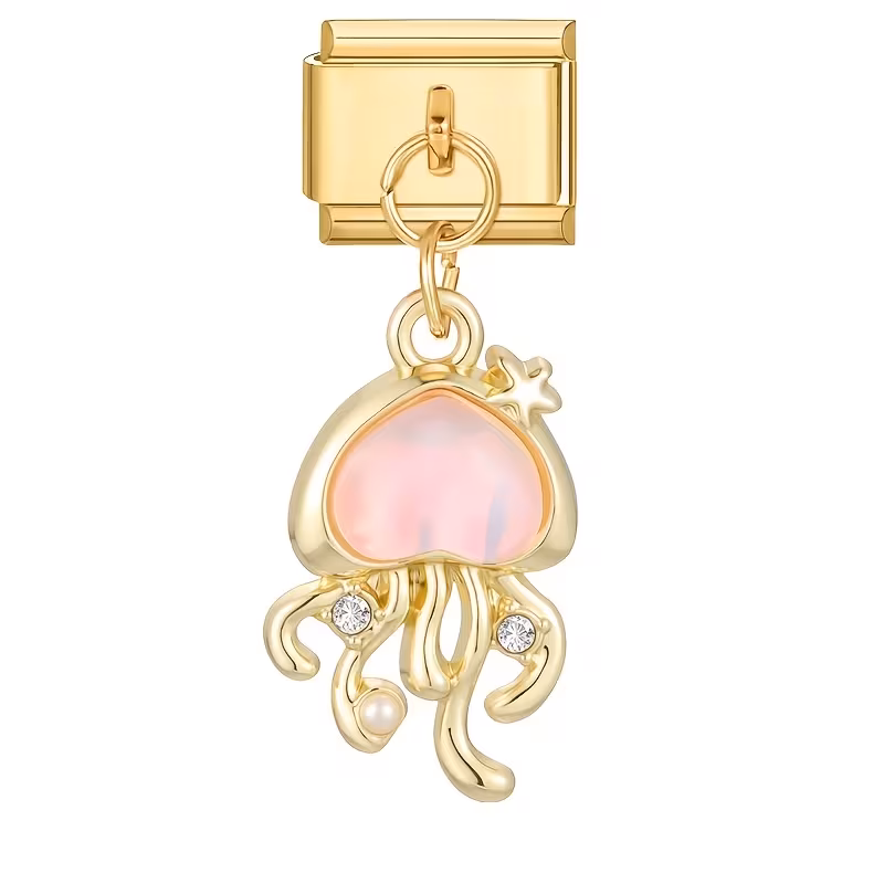 alforreca-rosa-pendente-dourado